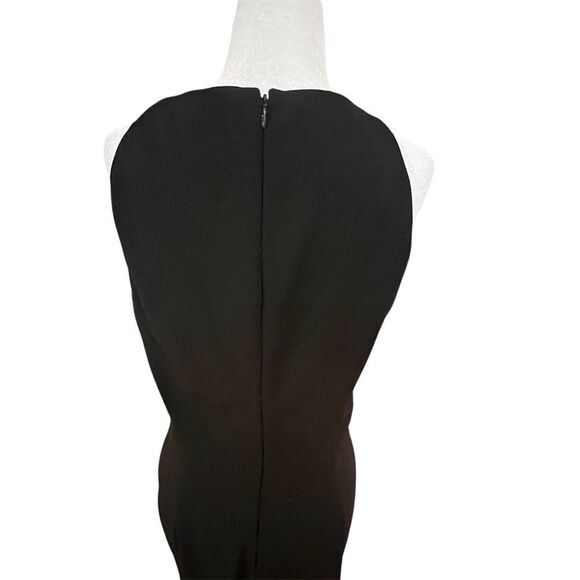 NWOT Jay Godfrey black cutout halter gown in black size 10 with front sl… - Picture 10 of 13
